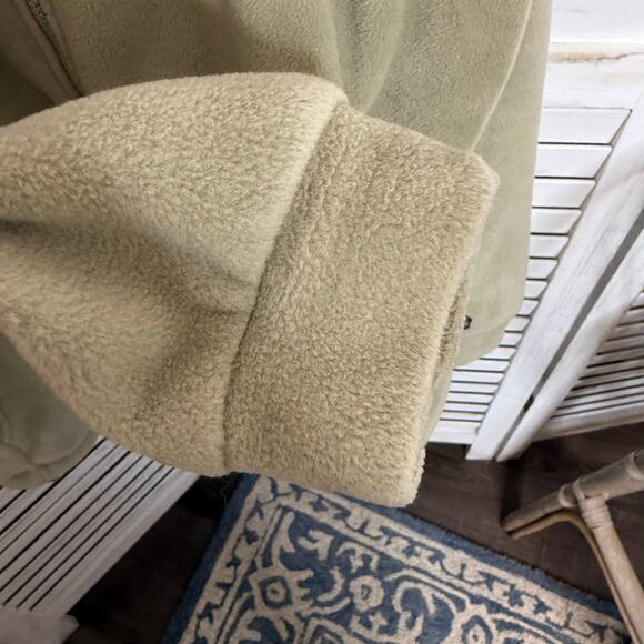 COLUMBIA VINTAGE Men's XL TALL CORE Interchange Fleece Zip Jacket Outdoor Beige - Picture 8 of 13